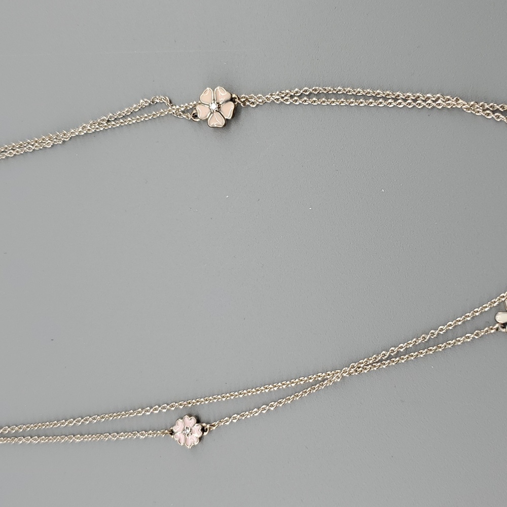 Pandora Poetic Blooms Necklace - Picture 4 of 7